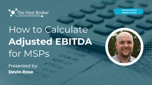 How to Calculate Adjusted EBITDA for MSPs